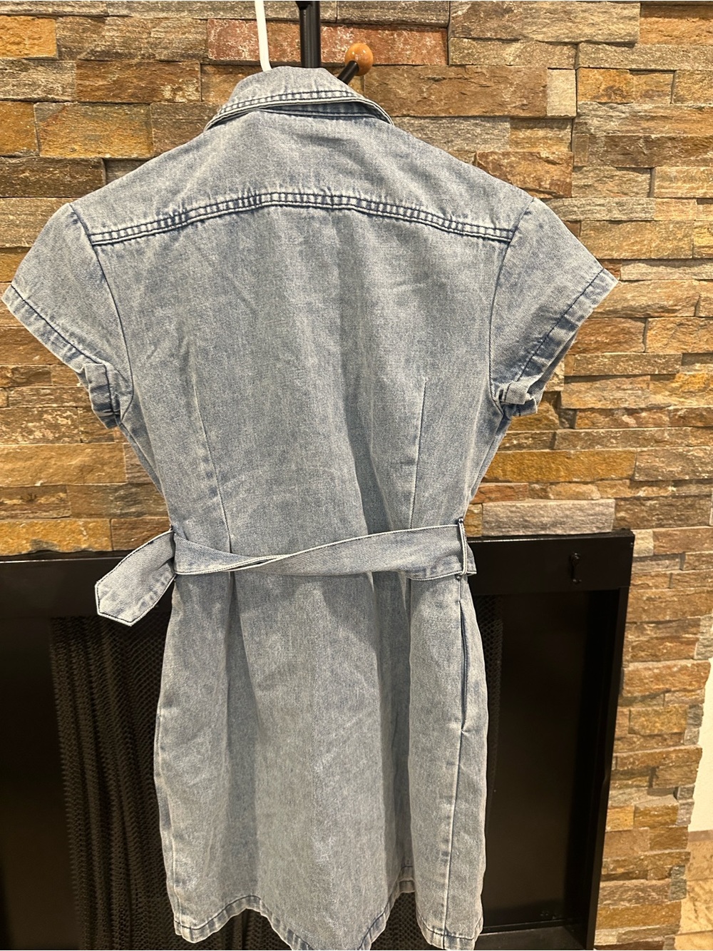 Light Wash Denim Shirt Dress size S - Picture 5 of 6